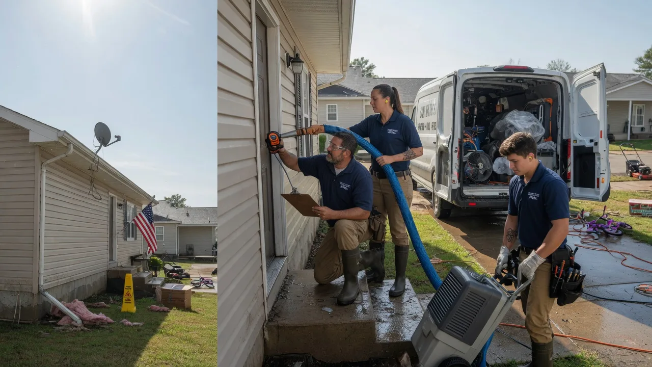 Ceiling Water Damage Restoration in Mount Sterling, IL near me